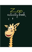 Zoo Activity Book: Super Cute Kawaii Coloring Pages for Teens(4 Funny Gift Ideas)