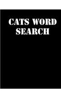 Cats word search: large print puzzle book.8,5x11, matte cover,39 animals Activity Puzzle Book for kids ages 6-8 and Book for adults also, with solution