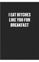 I Eat Bitches Like You for Breakfast