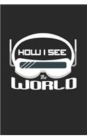 How I see the world: 6x9 FPV - grid - squared paper - notebook - notes