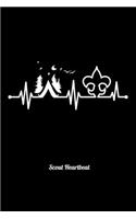 Scout Heartbeat: Workout Log Book And Bodybuilding Fitness Journal To Track Weighlifting Sessions For Scout Lovers, Scout Law And Camping Enthusiasts, Scouting And C