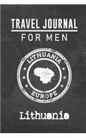 Travel Journal for Men Lithuania