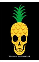 Pineapple Skull Notebook: Summer Tropical Fruit Skull Lover Stand Tall Gift Journal