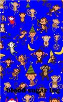 Blood Sugar Log: Monkey Club Banana Party Cover Travel 5in x 8in Diabetes, Glucose Monitoring Log. Daily Readings For 52 weeks. Before & After for Breakfast, Lunch, (8 Diabetic Blood Sugar Monitoring Logs and Daily Bg Tracker)