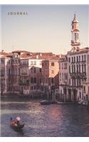 Journal: Lined Notebook Canals of Venice, Italy