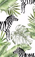 Zebra Notebook: Dot Grid Journal, Softcover (6x9 Inches) with 120 Pages