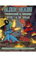 Proyectos de arte para estudiantes de primaria (Presentando al Comando Sythe y al Dr. Kevlar): Este libro de manualidades recortables de Block Heads para niños incluye 7 personajes Block Heads especialmente seleccionados y 1 aerodeslizador(3 Proyectos de Arte Para Estudiantes de Primaria)