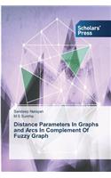 Distance Parameters In Graphs and Arcs In Complement Of Fuzzy Graph