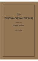 Die Reichsdienststrafordnung (RDStO)