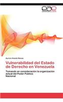 Vulnerabilidad del Estado de Derecho en Venezuela