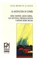 La Autoficcion En Espana