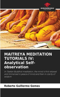 Maitreya Meditation Tutorials IV: Analytical Self-observation