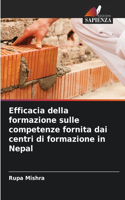 Efficacia della formazione sulle competenze fornita dai centri di formazione in Nepal