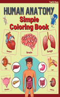 Human Anatomy Simple Coloring Book