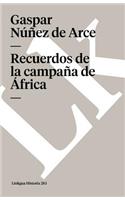 Recuerdos de la campaña de África