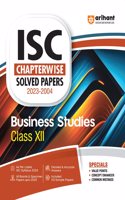 ISC Chapterwise Solved Papers 2023-2000 Business Studies Class 12th