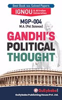 Gullybaba Ignou MA (Latest Edition) MGP-4 Gandhis Political Thought, IGNOU Help Books with Solved Sample Question Papers and Important Exam Notes