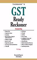 Taxmann's GST Ready Reckoner-Ready Referencer for All-Important Provisions of the GST Law | Amended up to 1st November 2020 | Revised & Reprint 14th Edition 2020 V.S.Datey