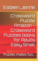 Crossword Puzzle Amazon - Crossword Puzzles books for Adults Easy Small