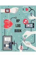 BP Log Book: Daily Tracker for People with High Blood Pressure