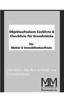 Objektaufnahme Checkliste G