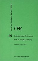 Code of Federal Regulations, Title 40, Protection of Environment, PT. 52 (Section 52.2020 to End), Revised as of July 1, 2015