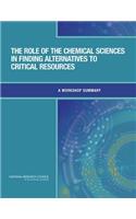 The Role of the Chemical Sciences in Finding Alternatives to Critical Resources