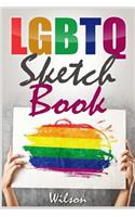 LGBTQ Sketch Book: 6 X 9, Blank Artist Sketchbook: 50 pages, Sketching, Drawing and Creative Doodling. Notebook and Sketchbook to Draw and Journal (Workbook and Handbo