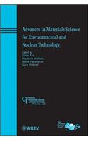 Advances in Materials Science for Environmental and Nuclear Technology