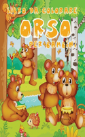 Libro da Colorare Orso per Bambini