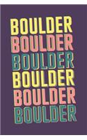 Boulder Notebook
