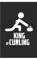 King of Curling: Curl Notizbuch Curling Notebook Sport Journal 6x9 lined