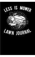 Less Is Mower Lawn Journal