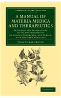 Manual of Materia Medica and Therapeutics