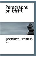 Paragraphs on Thrift