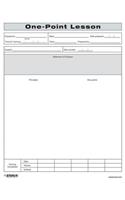 One-Point Lesson Form: (English)