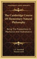 The Cambridge Course of Elementary Natural Philosophy