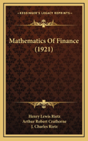 Mathematics of Finance (1921)