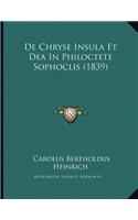 De Chryse Insula Et Dea In Philoctete Sophoclis (1839)