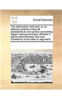 The reformation reformed