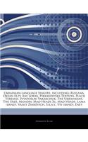 Articles on Ukrainian-Language Singers, Including