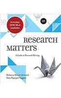 Research Matters MLA 2016 Update