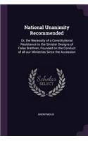 National Unanimity Recommended