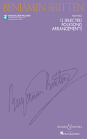 12 Selected Folksong Arrangements with Audio of Performances and Accompaniments High Voice, Book/Online Audio