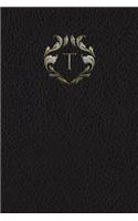 Monogram "T" Any Day Planner Journal