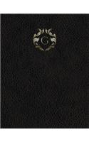 Monogram "g" Grid Sketchbook: (7 Monogram Black 150 Grid-Sketch)