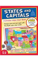 States and Capitals Christian Wipe-Clean Workbook: A Christian Wipe-Clean Book