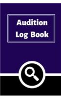 Audition Log Book