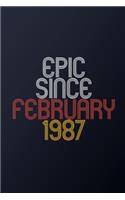 Epic Since February 1987