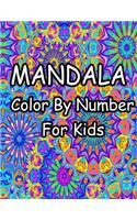 Mandala Color by Number for Kids: Beautiful Color by Number Mandalas